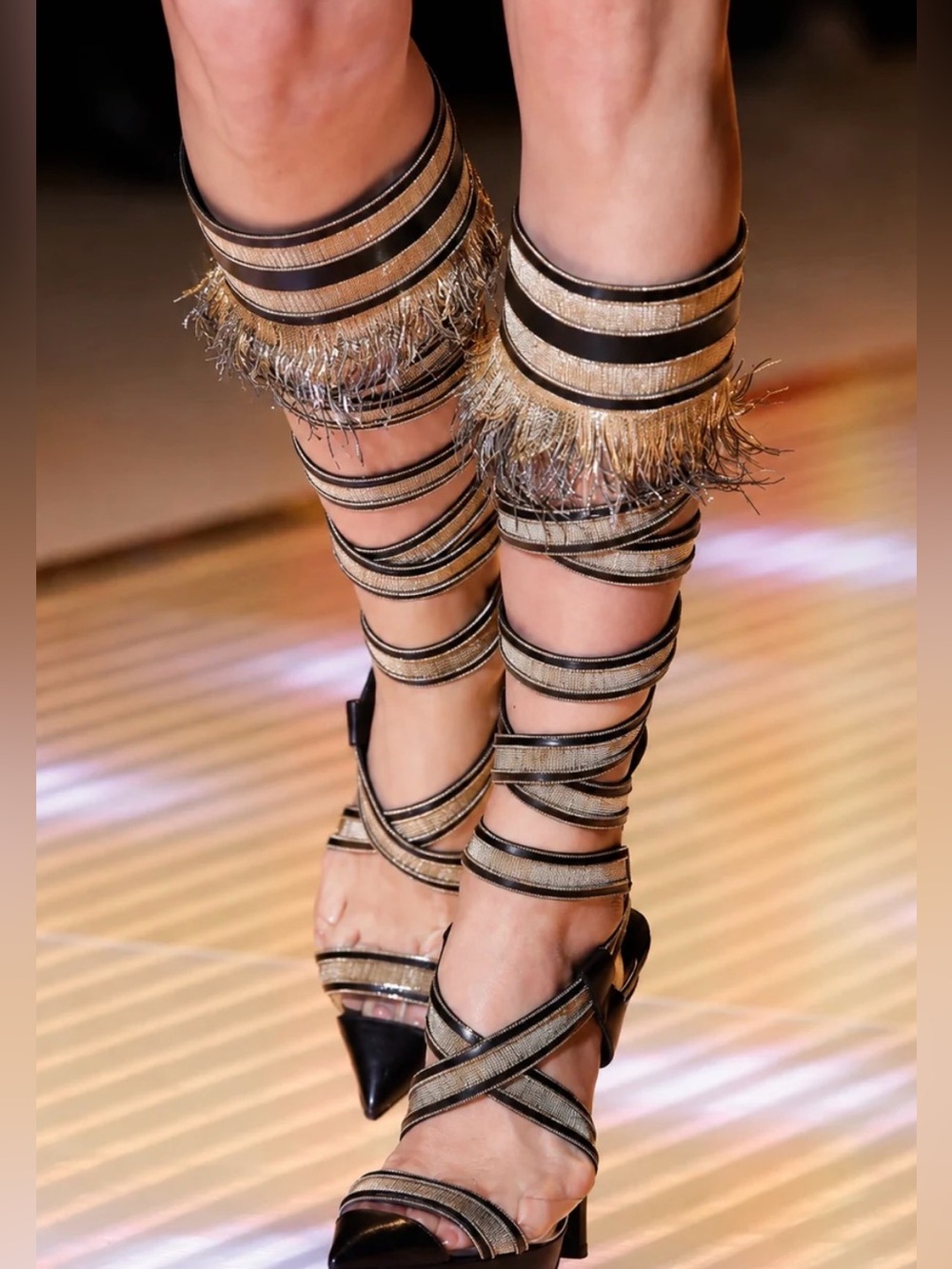 RARE RUNWAY VERSACE HEELS